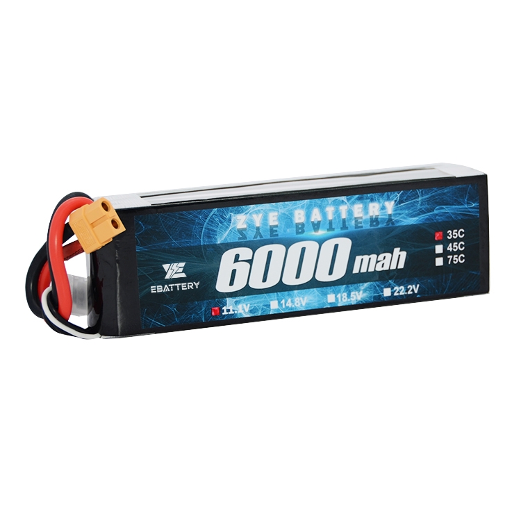 3S Lipo Battery 6000mAh 60C 11,1v Lipo Battery